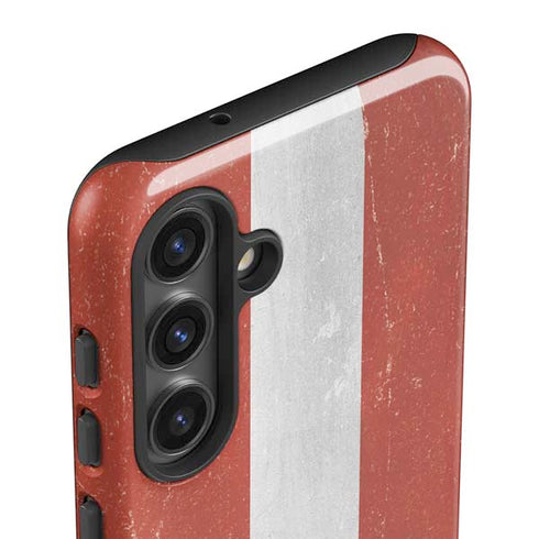 Latvia Flag Distressed Galaxy S25 Impact Case
